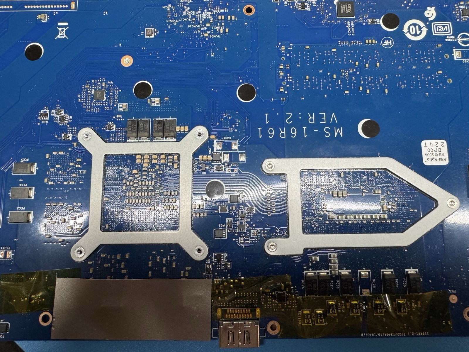 MSI GF63 Thin 11SC-693US – i5-11400H 2.7GHz RTX 3050 Motherboard – MS-16R61