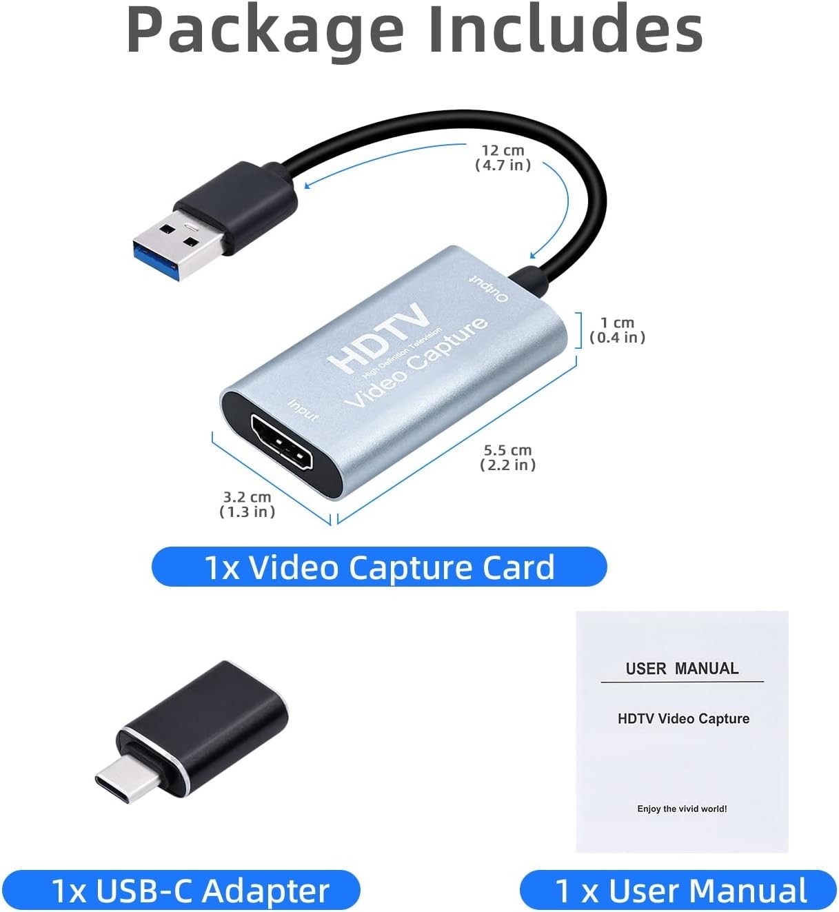 High-Quality 4K HDMI Capture Card with Enhanced Color Depth and Durability