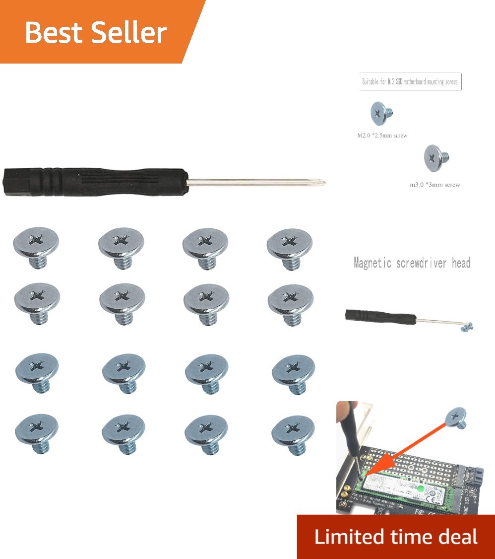 M2 2280 SSD Mounting Screws Kit – Perfect for NVMe and DIY Projects