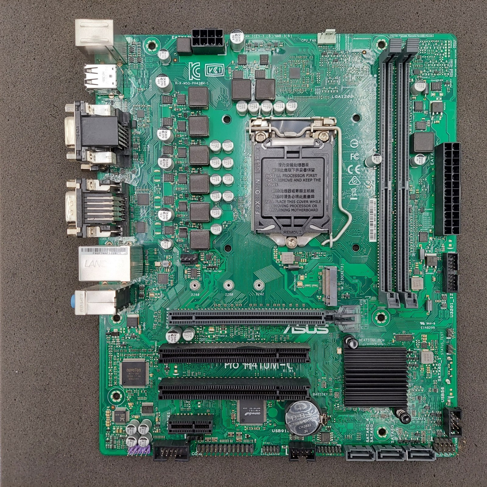 Asus Pro H410M-C Micro-ATX H410 business LGA 1200 10th Gen CPU MB