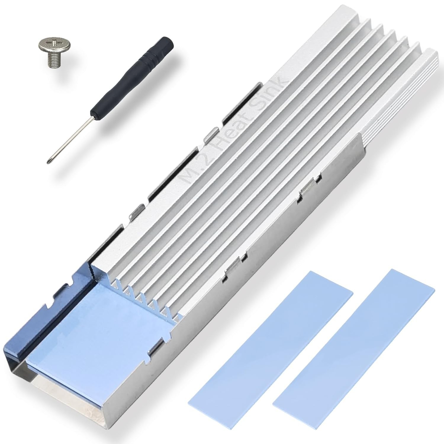M.2 Heatsink with Thermal Silicone Pad for Ps5/Pc/Workstation – NVME Heatsink, S