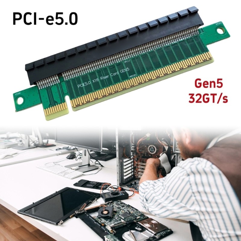 PCIe5.0 X16 Risers Card Graphics Extension Card For Improved Gaming Experience