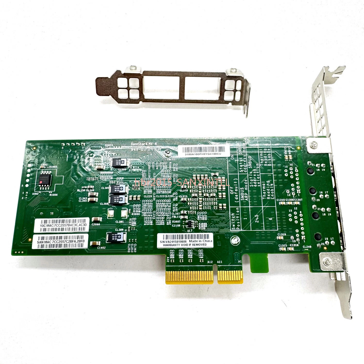 SuperMicro AOC-STGS-i2T Dual Port 10Gbase-T PCI-E 3.0 Intel X550-T2 Network Card