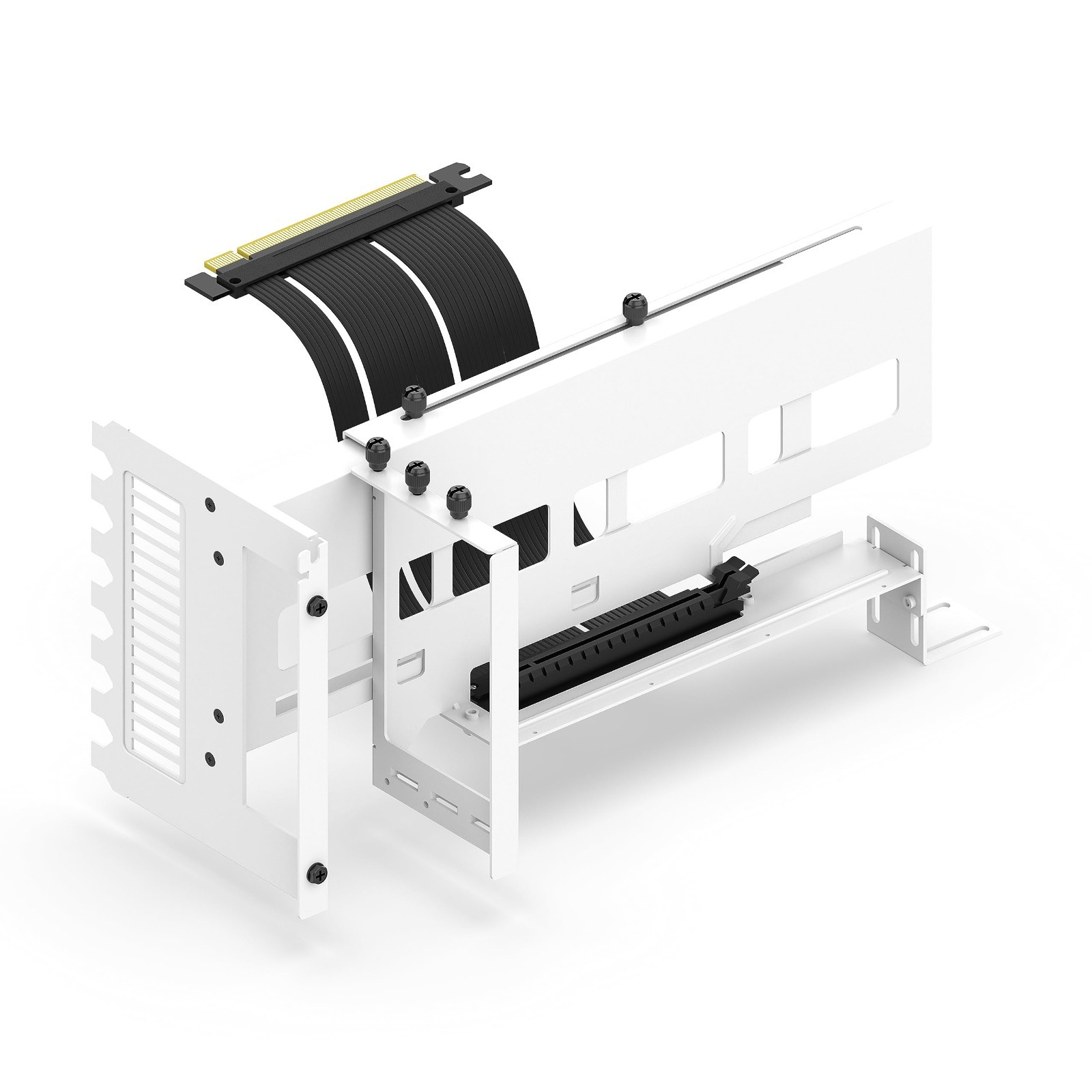 EZDIY-FAB Vertical PCIe 4.0 GPU Mount Bracket (White)