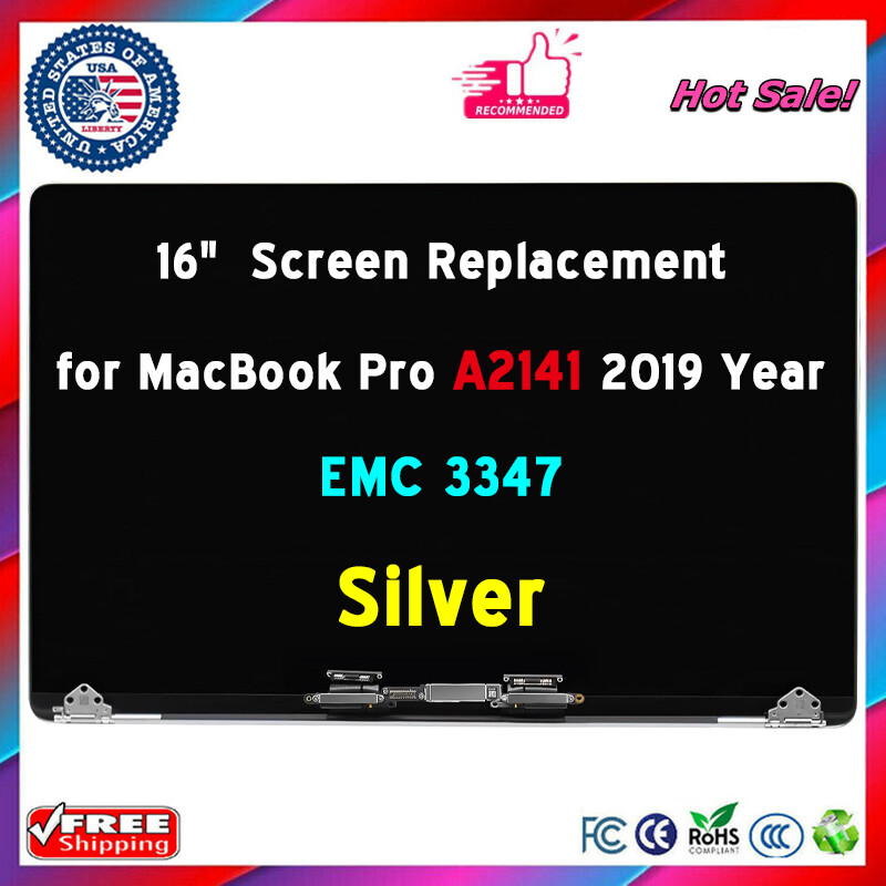 For MacBook Pro 16″ 2019 Screen A2141 LCD Replacement Assembly TrueTone EMC 3347