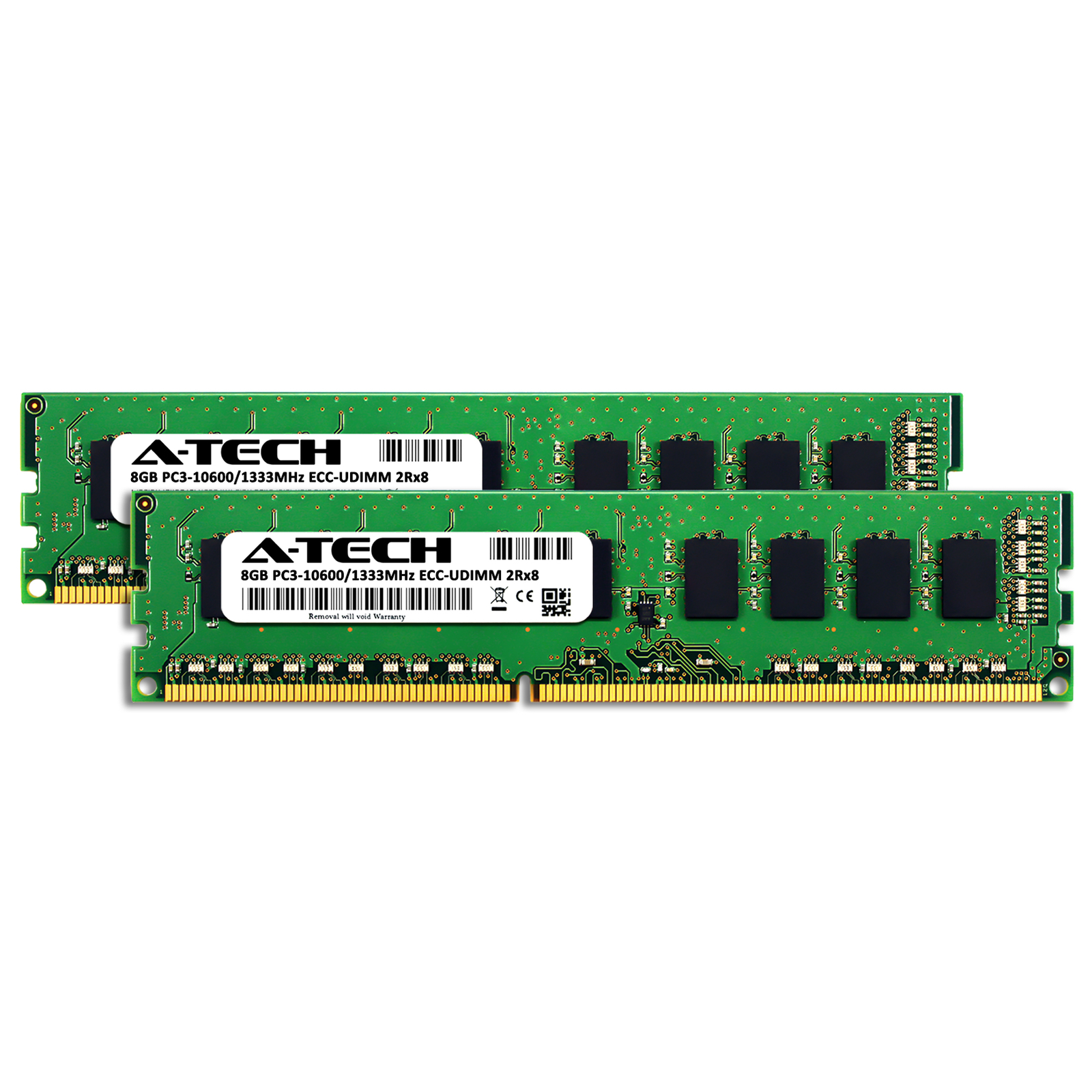 16GB 2x8GB PC3-10600E ECC Unbuffered UDIMM DDR3 1333MHz 240pin Server Memory RAM