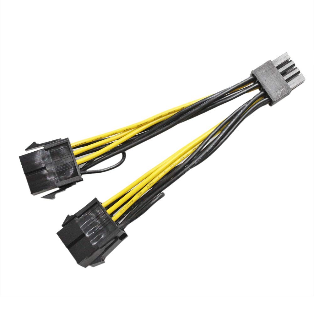GinTai 8 pin GPU Female to PCI-E 8 pin Male Graphics Card Power Extension Cab…