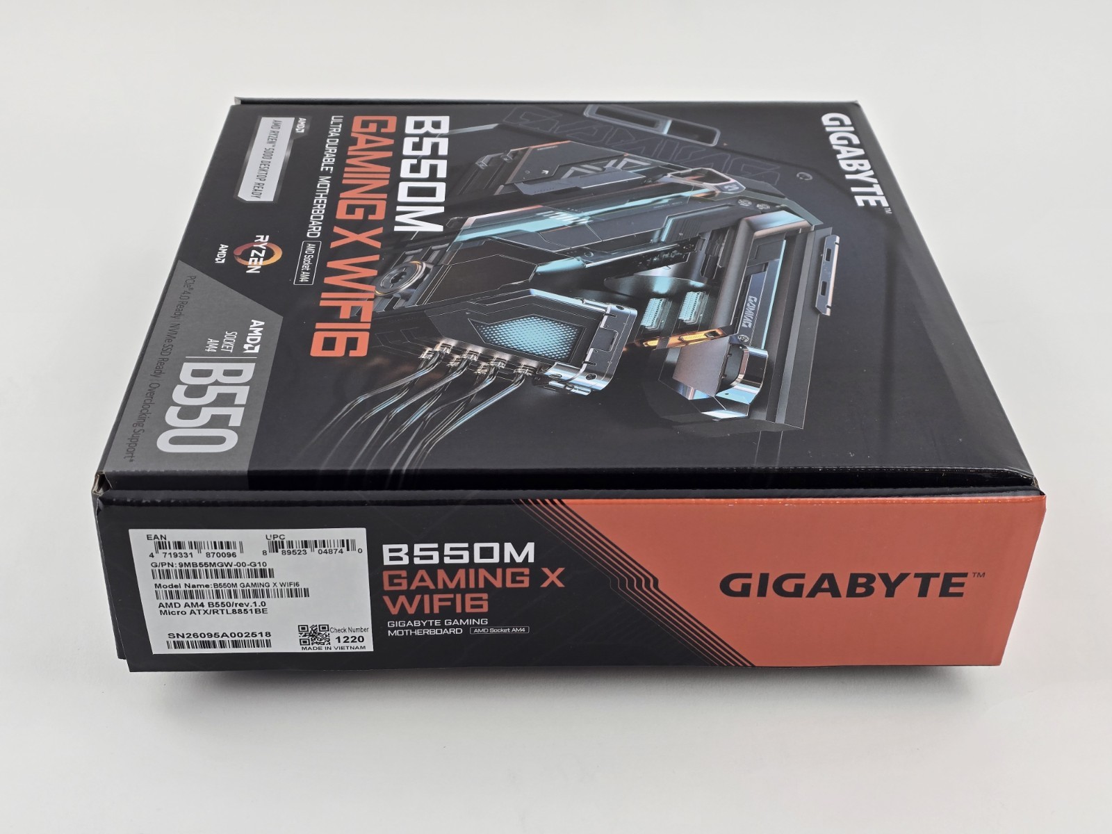 GIGABYTE B550M GAMING X WIFI6 AM4 AMD B550 Micro ATX Motherboard – NEW