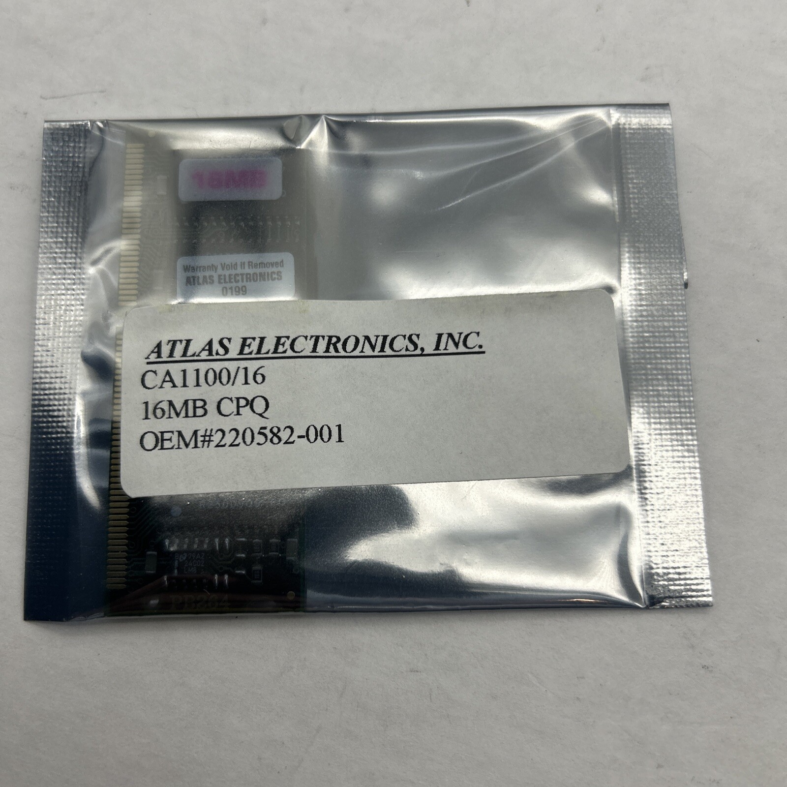 NEW Compaq Armada 16MB RAM So-Dimm Memory 220582 ktc-A1100 16 MB 144 Pin EDO