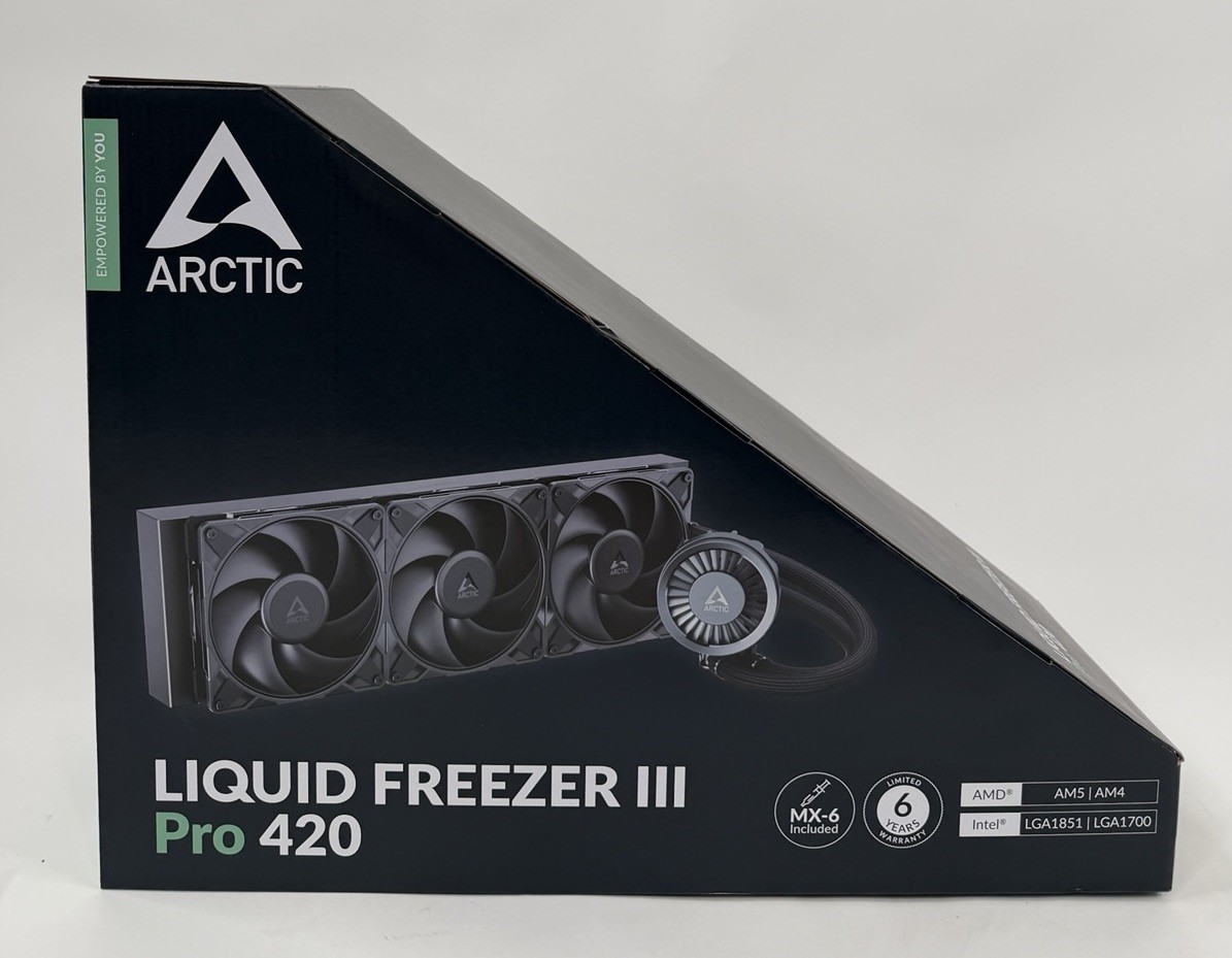 ARCTIC Liquid Freezer III Pro 420 black PC Water Cooler AIO Computer Cooling