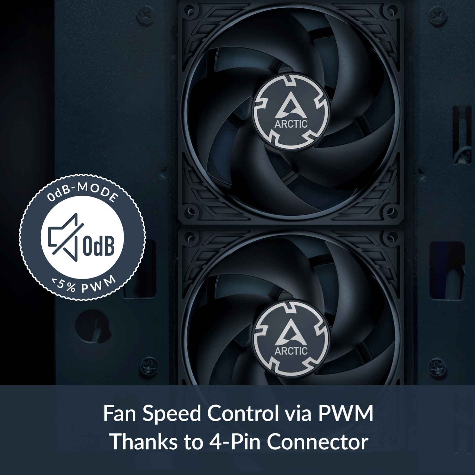 ARCTIC P9 PWM PST Fan High-Performance 92mm Cooler PC Cooling