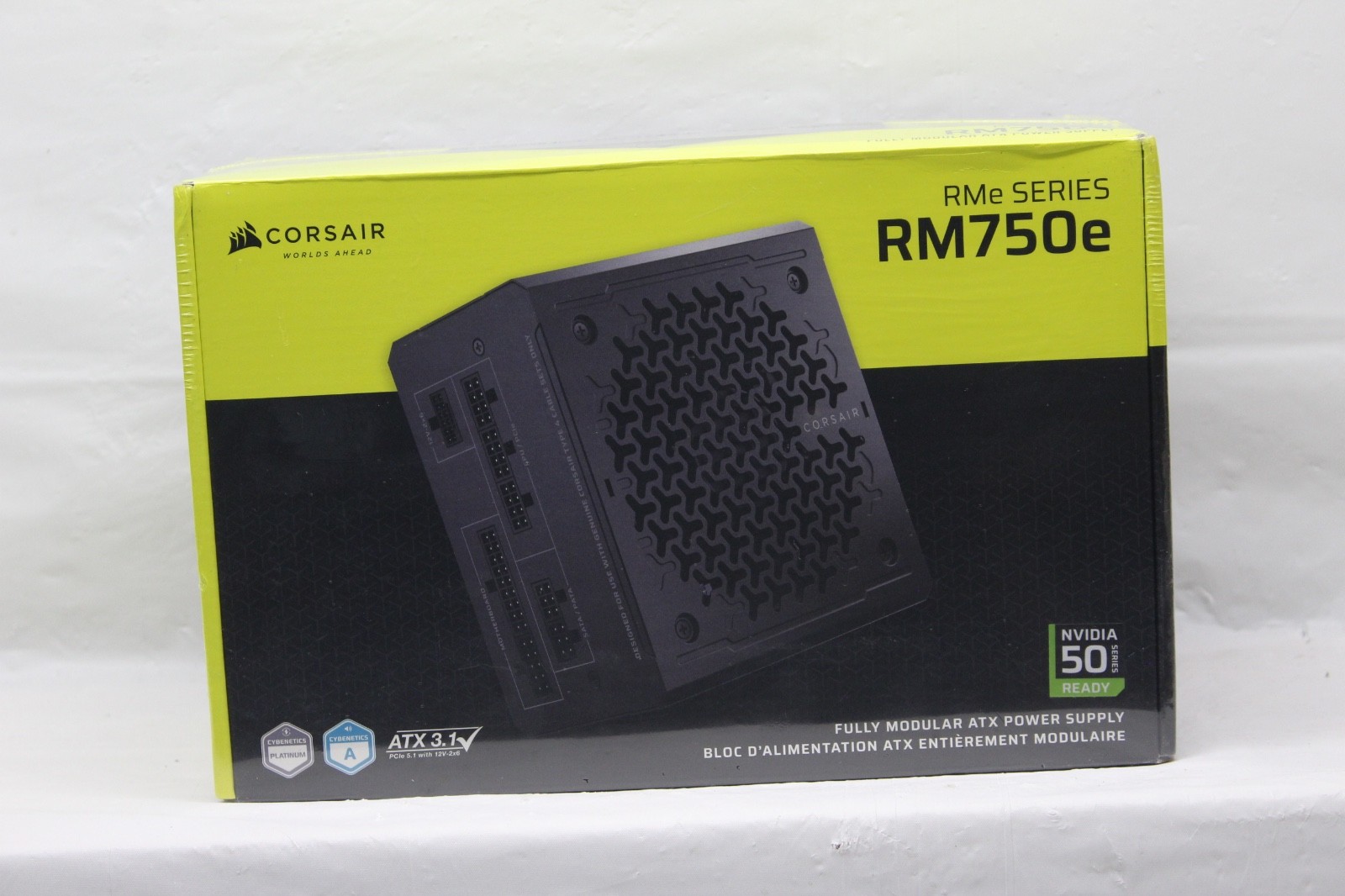 CORSAIR RM750e ATX 3.0 PCIe 5.1 Ready Fully Modular 750W Power Supply 12V-2×6 R
