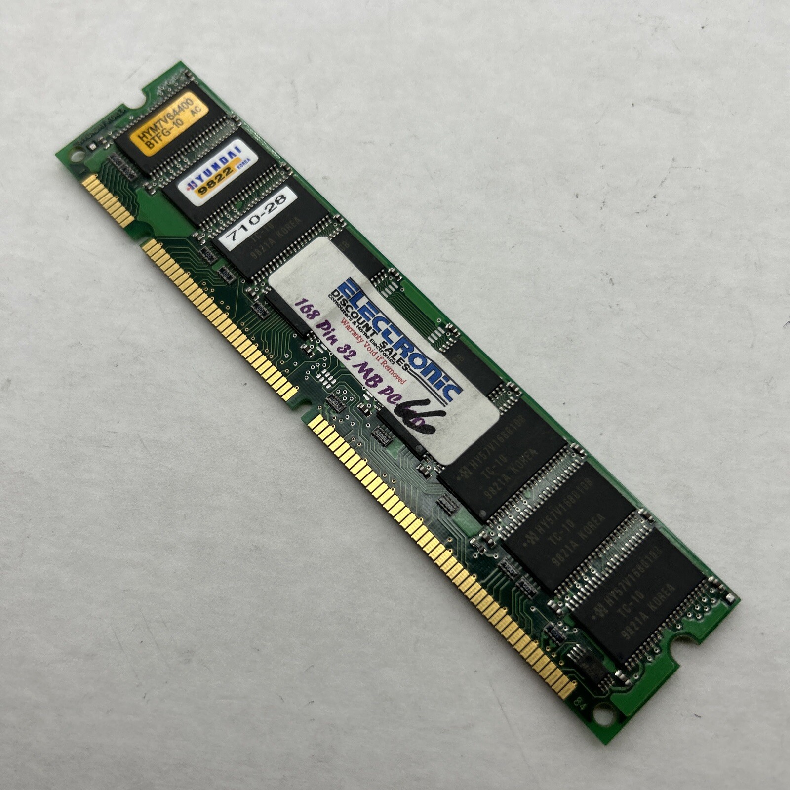 32MB PC66 RAM 168-Pin SDRAM DIMM Memory 4×64 PC-66 # 278031