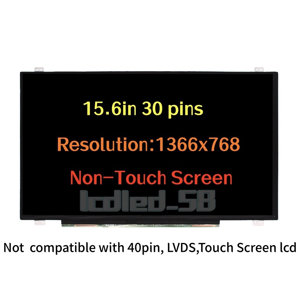 LP156WHU(TP)(B1) 15.6″ HD Slim eDP LED Non-Touch LCD Screen LP156WHU-TPB1 Panel