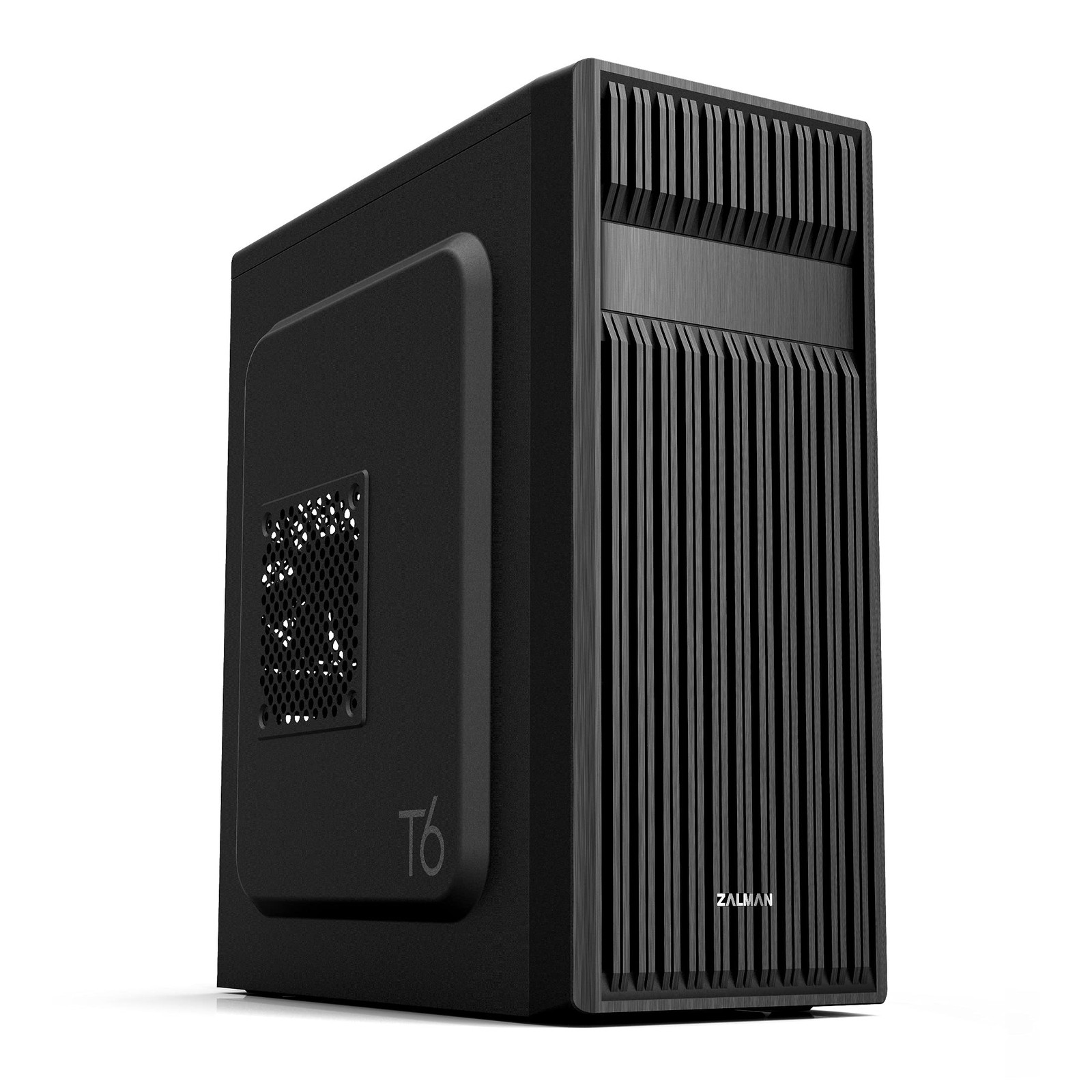 T6 ATX Mid Tower Computer PC Case, Pre-Installed 120mm Fan, 5.25 ODD, USB 3.0…