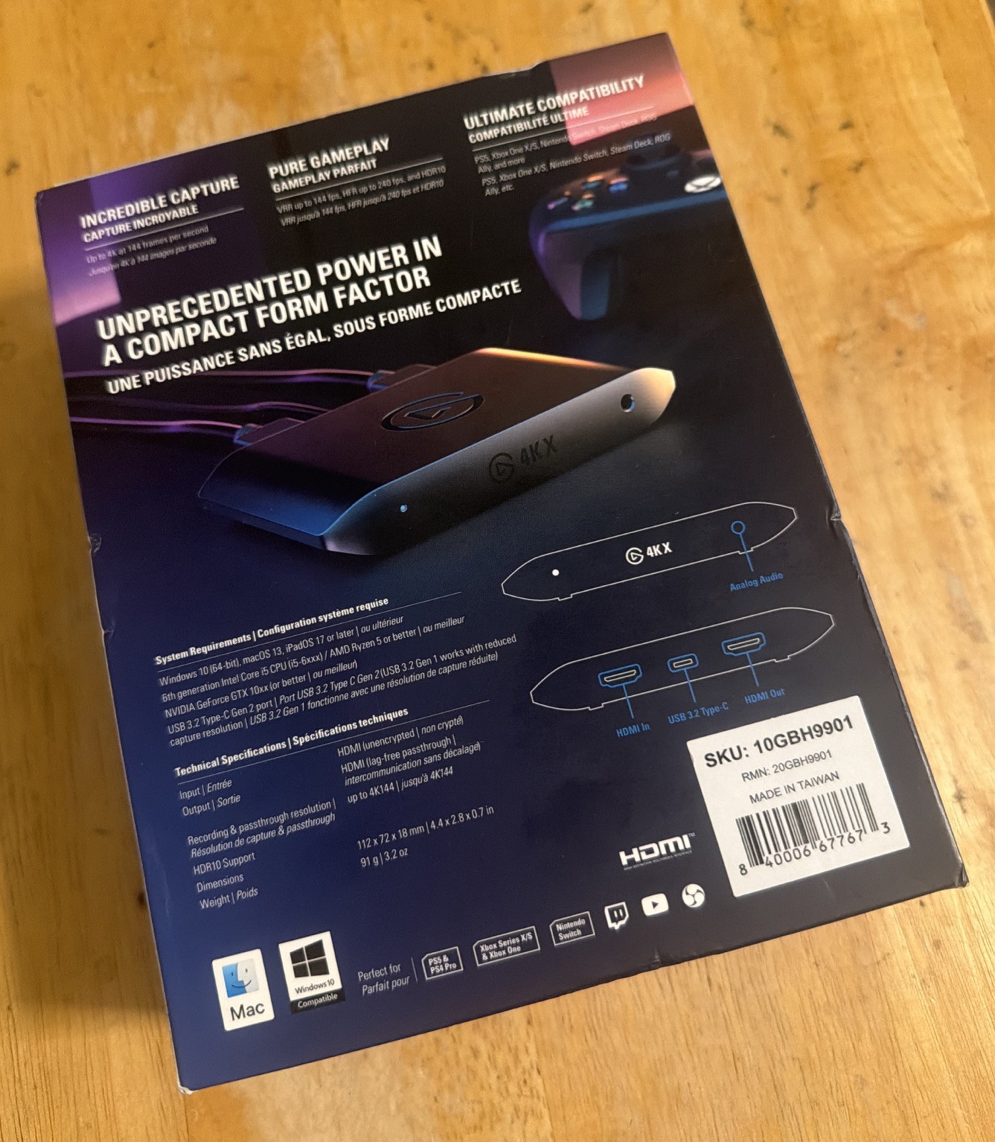 Elgato 4K X – Superspeed External Game Capture Card….FREE S&H!