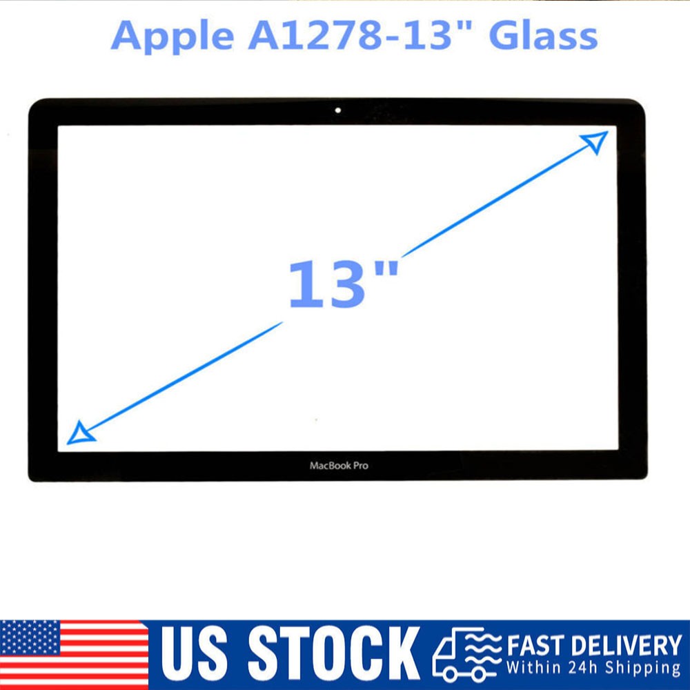 For MacBook Pro 13.3″ 13″ A1278 Front LCD Glass Screen Replacement Par A1278 NEW