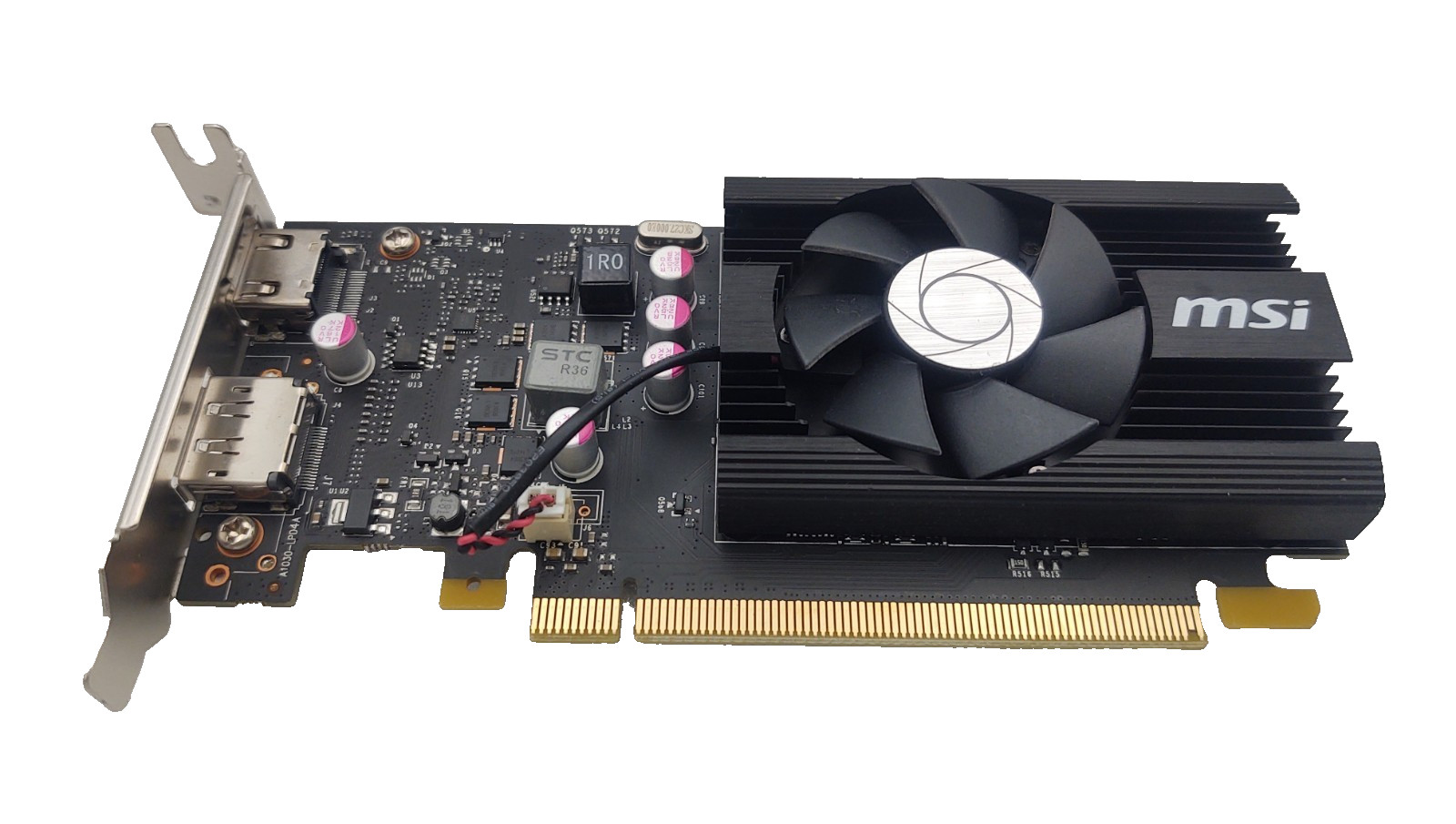 LOT OF 10 MSI GeForce GT 1030 2GB GDDR4 Graphics Card GT 1030 2GD4 LP OC