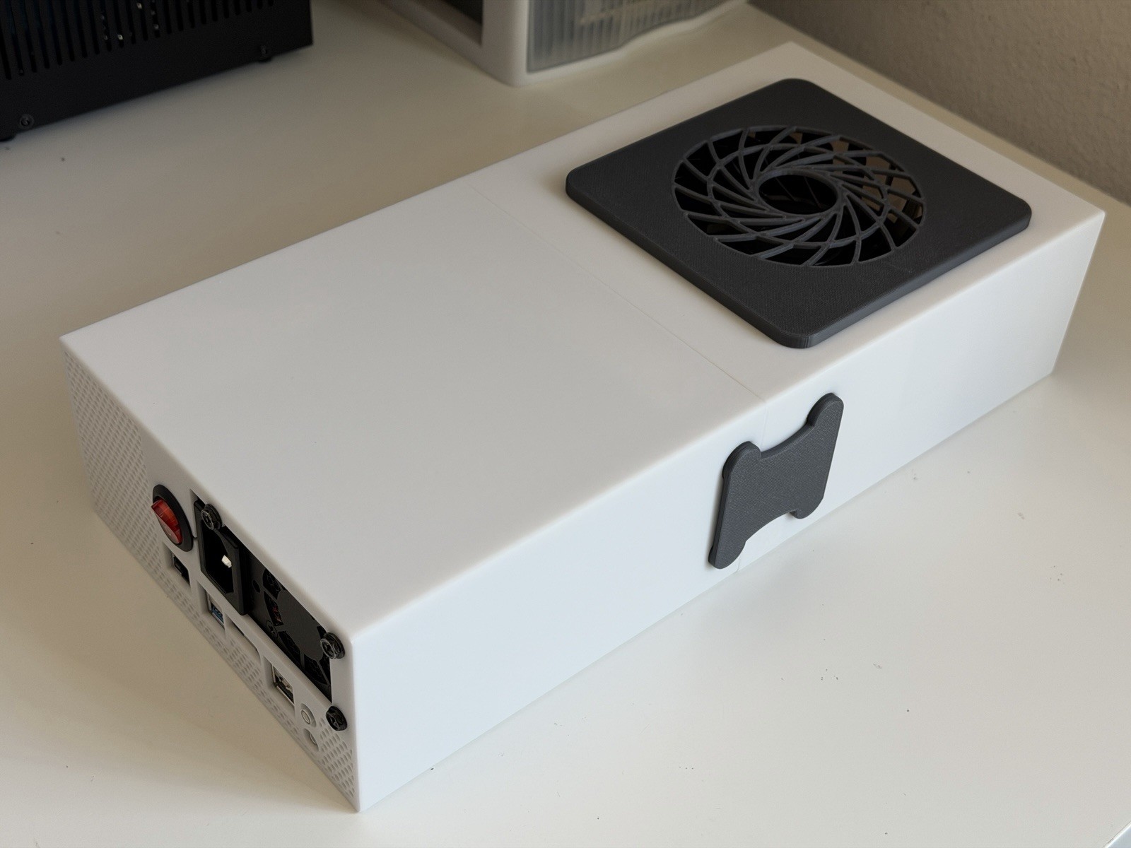 Ultimate Asrock AMD BC-250 Cooling Case Tool-less FlexATX PSU PS5 Fan Adapter
