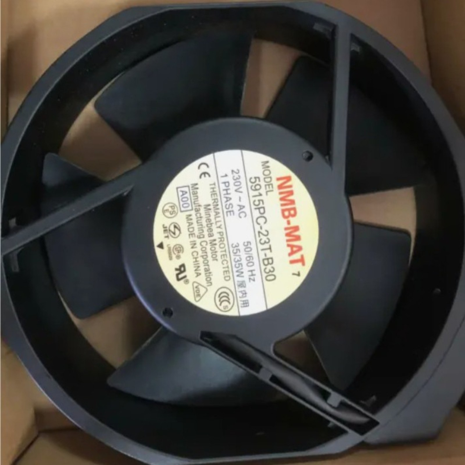 1PCS NMB-MAT TYP 5915PC-23T-B30 172*150*38mm flow fan 230V AC 35W 50/60Hz