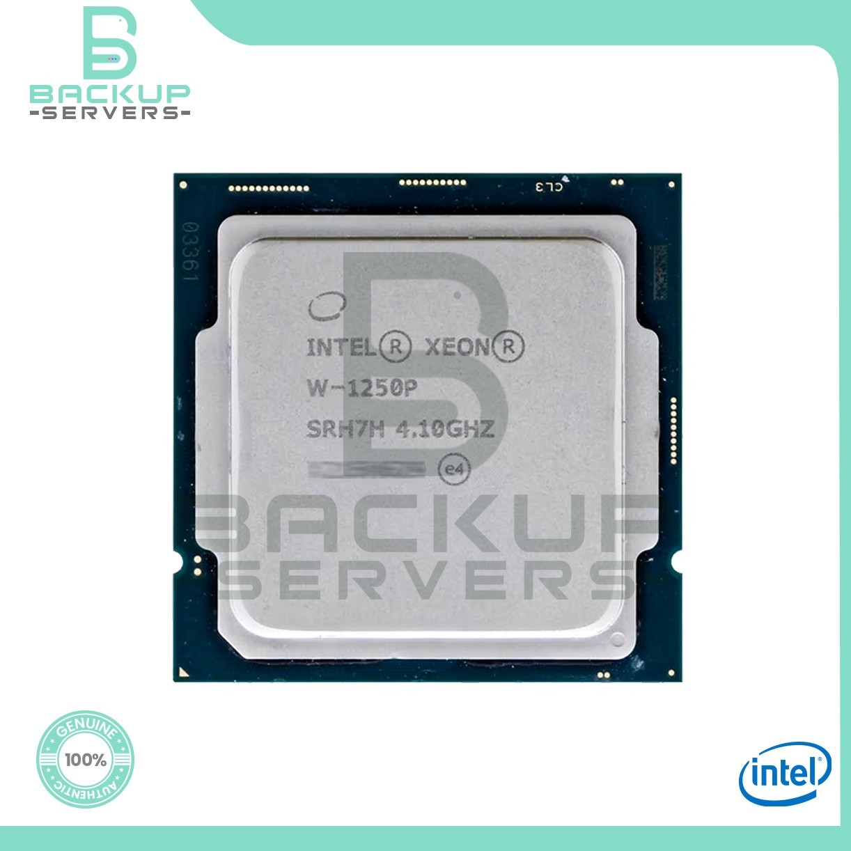 SRH7H Intel Xeon W-1250P 6-Core 4.10GHz 12MB 8.0GT/s LGA1200 125W CPU Processor