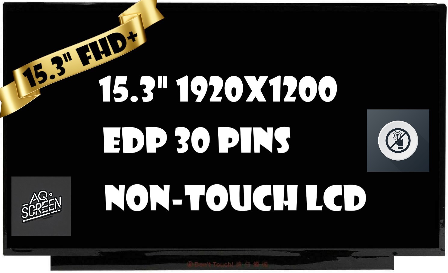NV153WUM-N41 LCD LED Screen 15.3″ FHD+ 1920×1200 Non-Touch 30 pins Display New