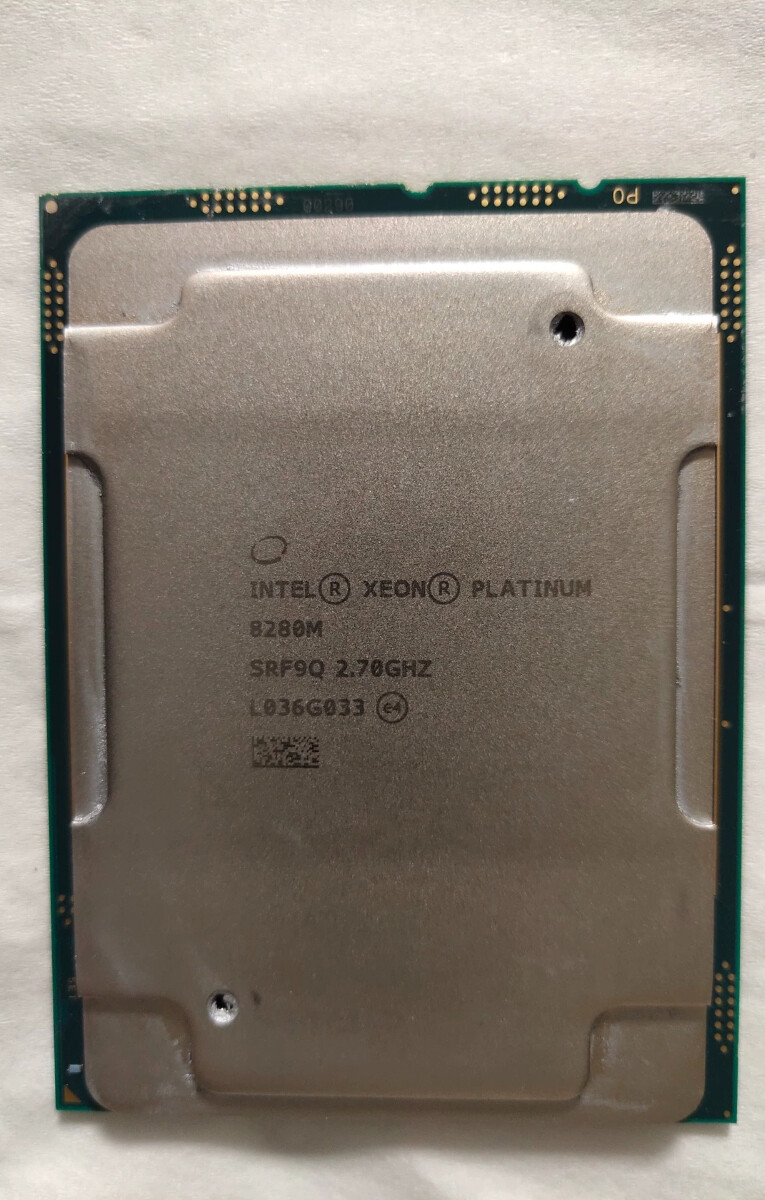 Intel Xeon Platinum 8280M CPU 28 cores 56 threads processor 2.70GHz LGA3647