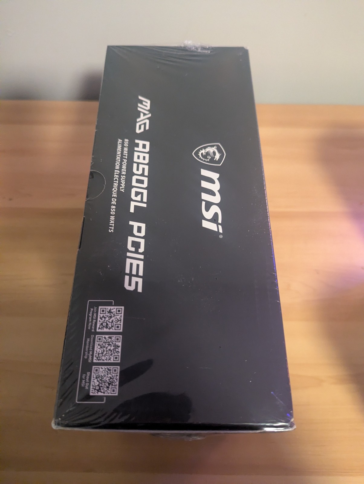 MSI MAG A850GL PCIE5 850W Fully Modular PC Power Supply Brand New Sealed