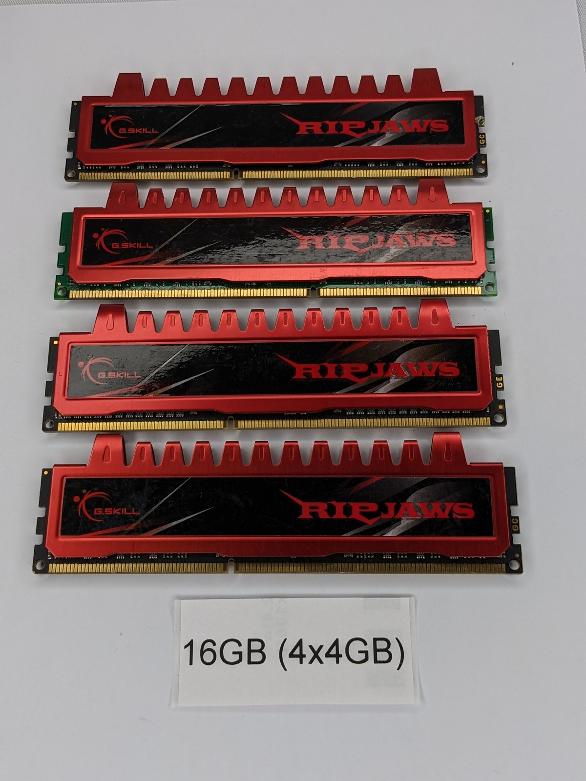 G.Skill Ripjaws F3-12800CL9D-16GBRL 16GB (4x4GB) 2Rx8 1600MHz DDR3 Memory
