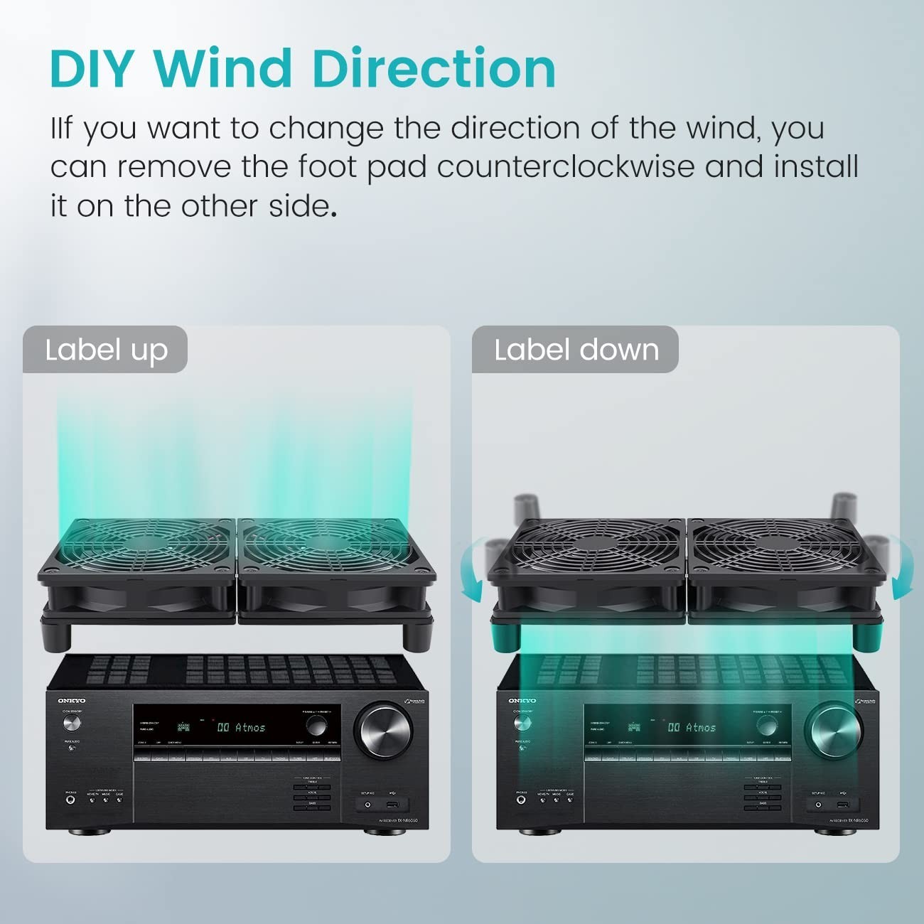 Compact 240mm USB Fan: High Airflow, Multi-Speed Controller