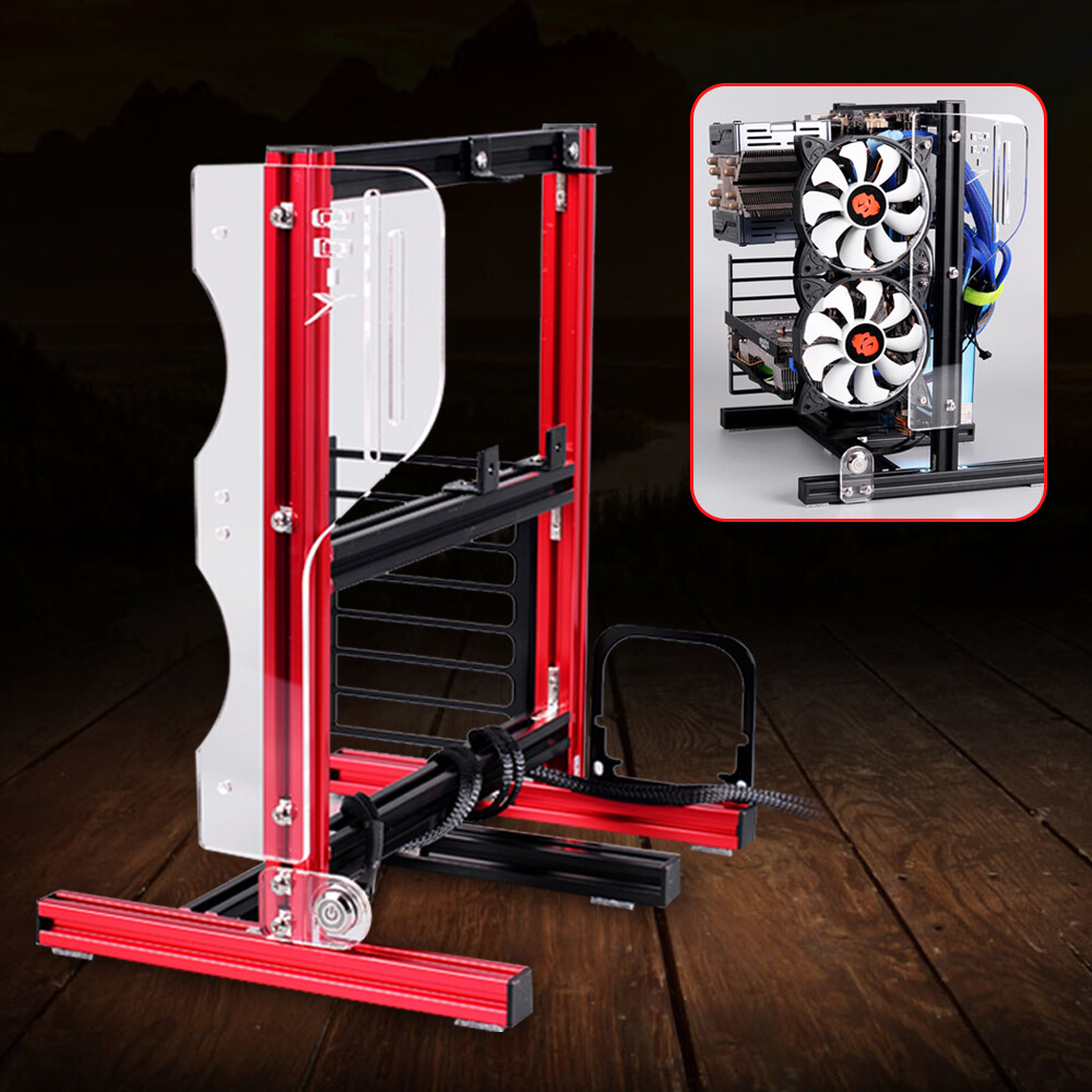 PC Frame Test Bench Fan Stand Chassic ATX ITX MATX Open Air Case Water Cooling