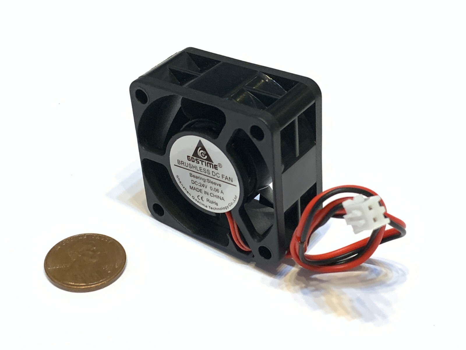 4 Pieces GDSTIME 24v fan 4020 40x40x20 4cm 40mm3d printer 2pin computer fan A32