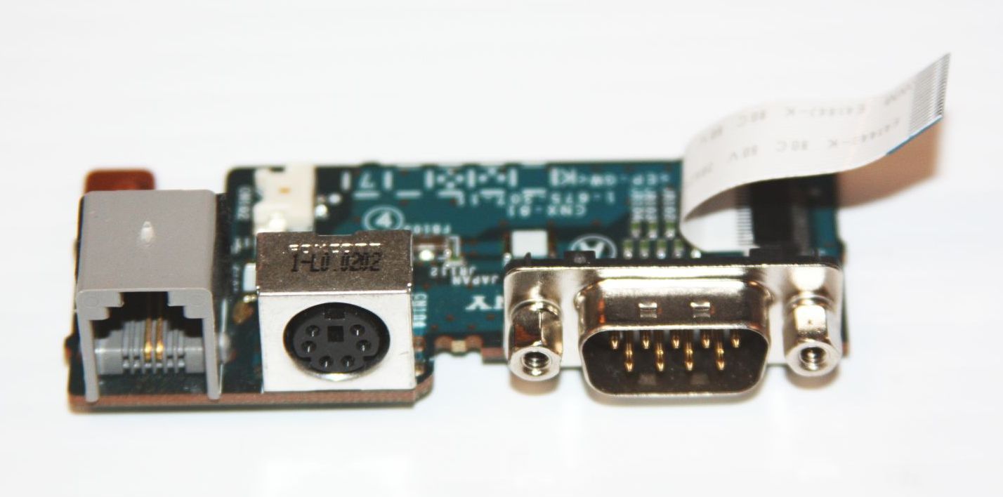 VGA S-VIDEO MODEM BOARD 1-675-307–11–SONY VAIO PCG-F540/9241/F FX LAPTOP
