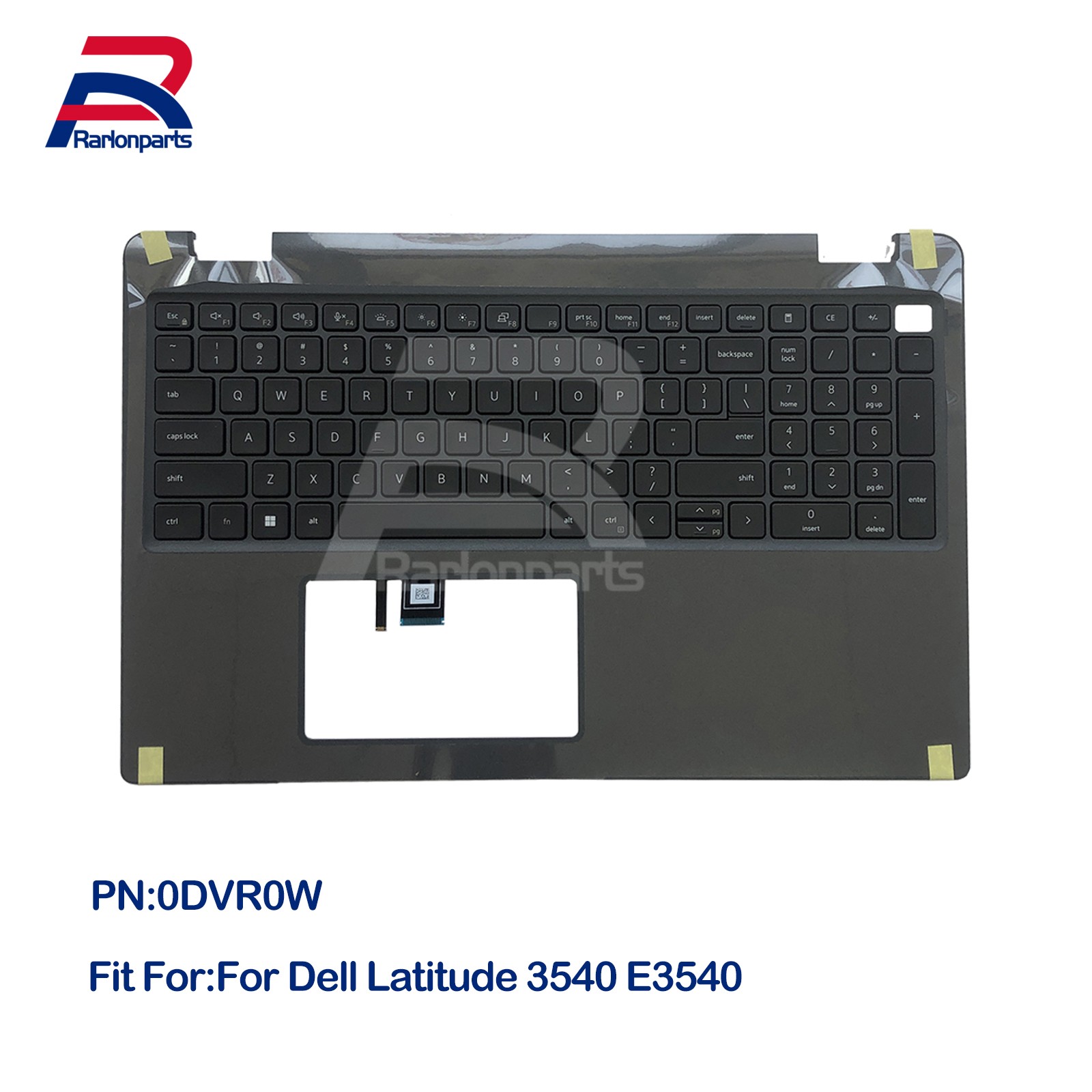 New For Dell Latitude 3540 E3540 Palmrest Cover with Backlit Keyboard 0DVR0W US