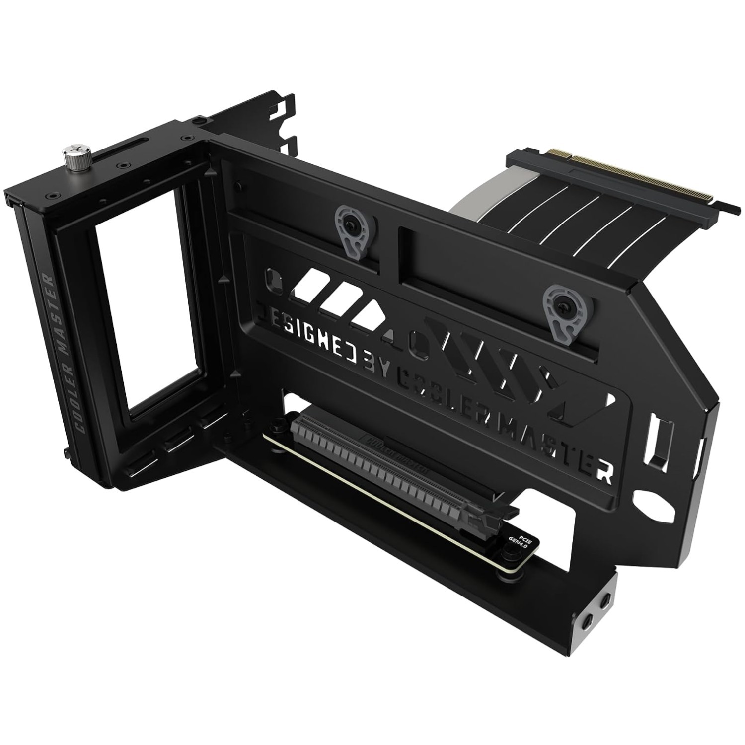 ATX Micro ATX Vertical GPU Holder, PCIe 4.0 Riser Cable