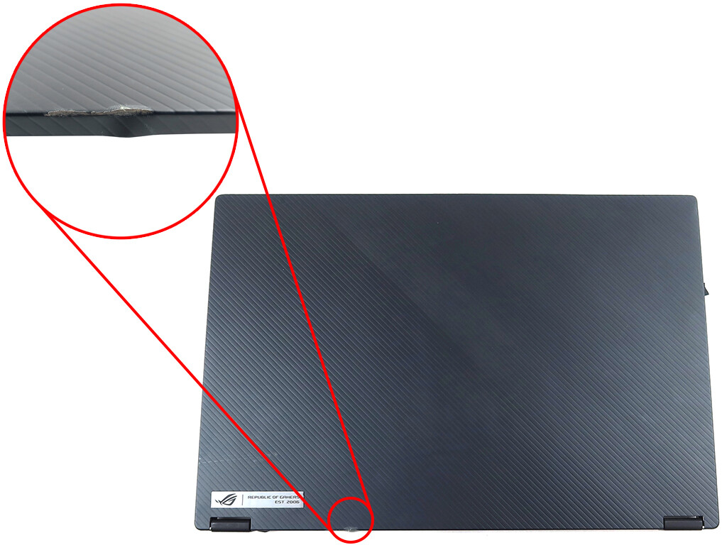 ASUS ROG FLOW X16 GV601RE GV601RM LCD COVER ASSEMBLY 13NR0AP1AM0201 ***DENT***