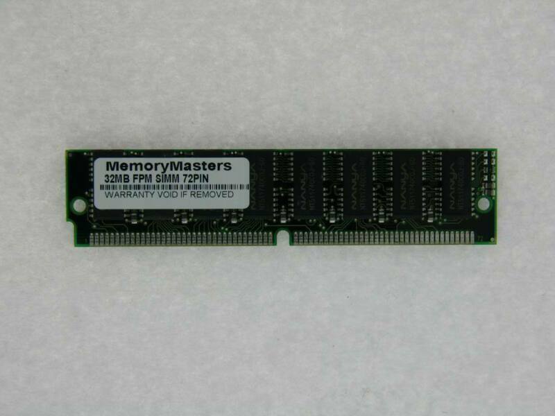 32MB 8Mx32 FPM 72-Pin Non-Parity 60ns SIMM Memory RAM Apple Macintosh PC UNIX