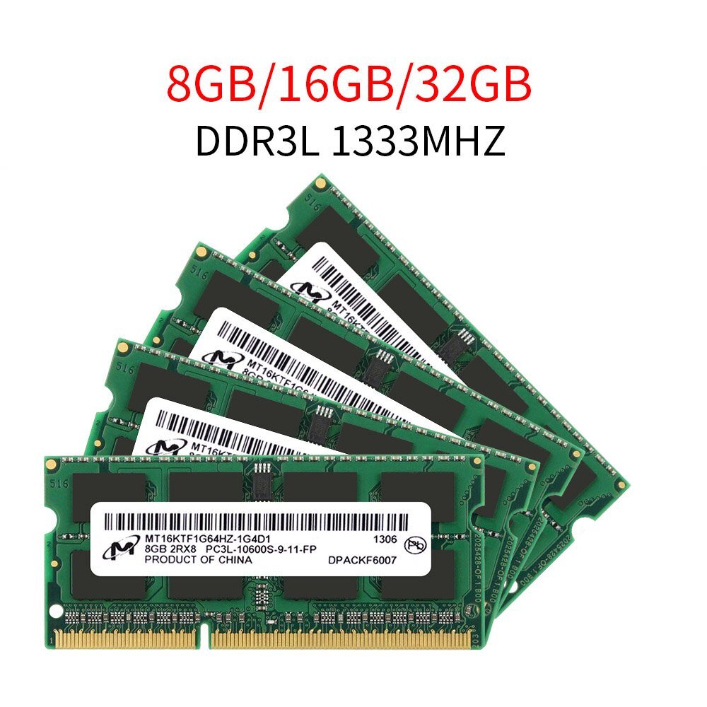 32GB 16GB 8GB DDR3 DDR3L 1333MHz 1600MHz 204Pin Laptop Memory SDRAM LOT