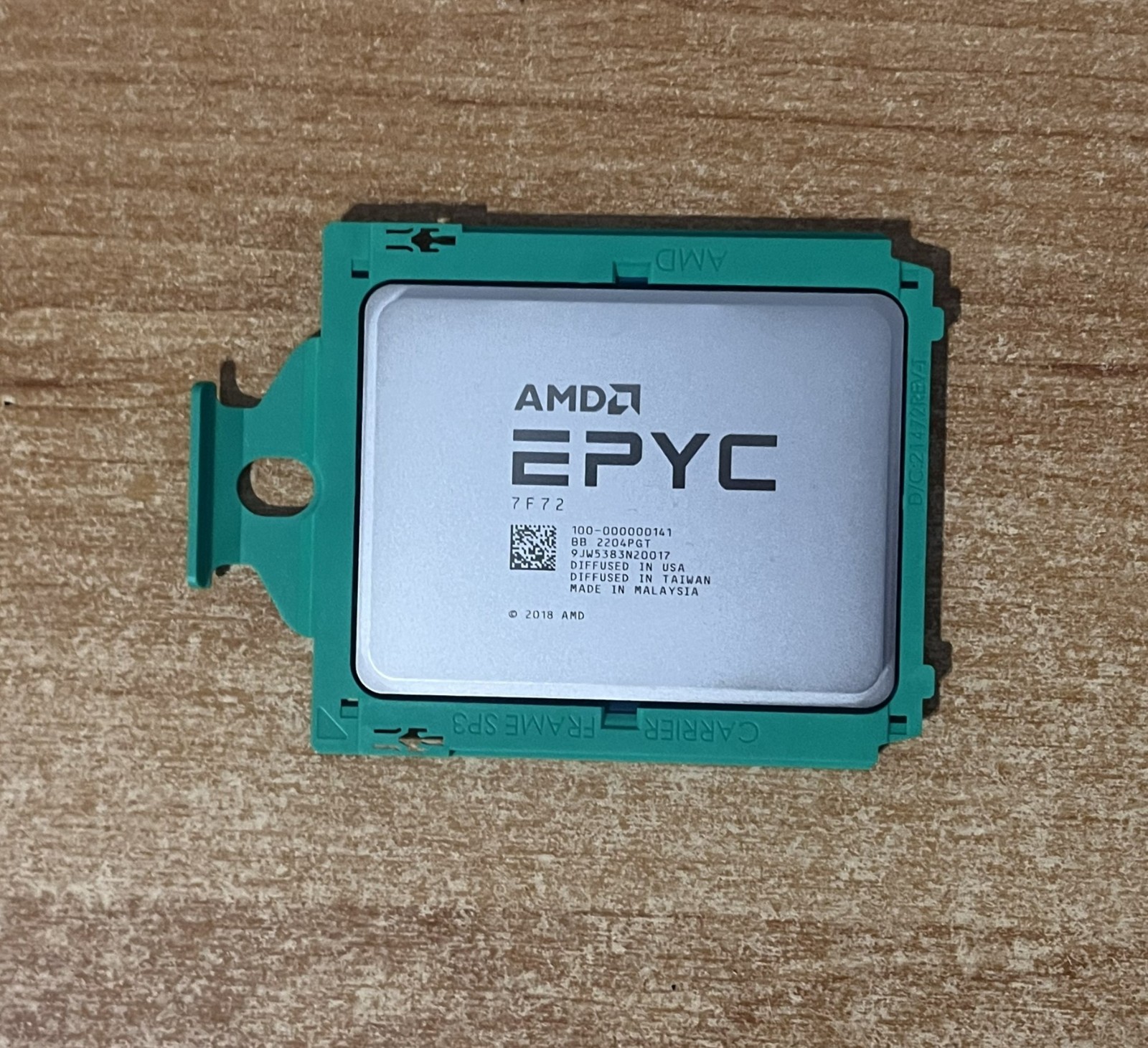 AMD epyc 7f72 CPU processor 3.2GHz 24 core 48 thread 192MB 240W