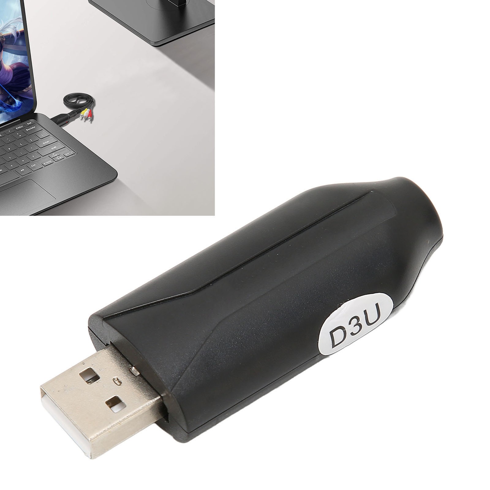 Video Adapter Multifunctional USB To AV Card Converter QJLP