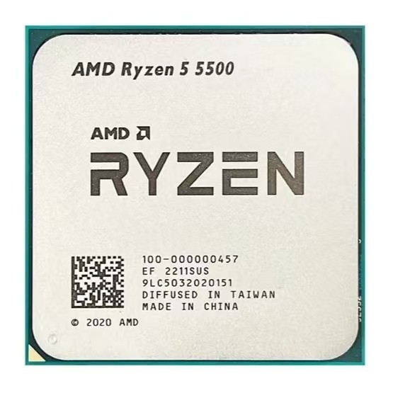 AMD Ryzen 5 5500 CPU Processor (3.6 GHz, 6 Cores, Socket AM4) – 100-000000457