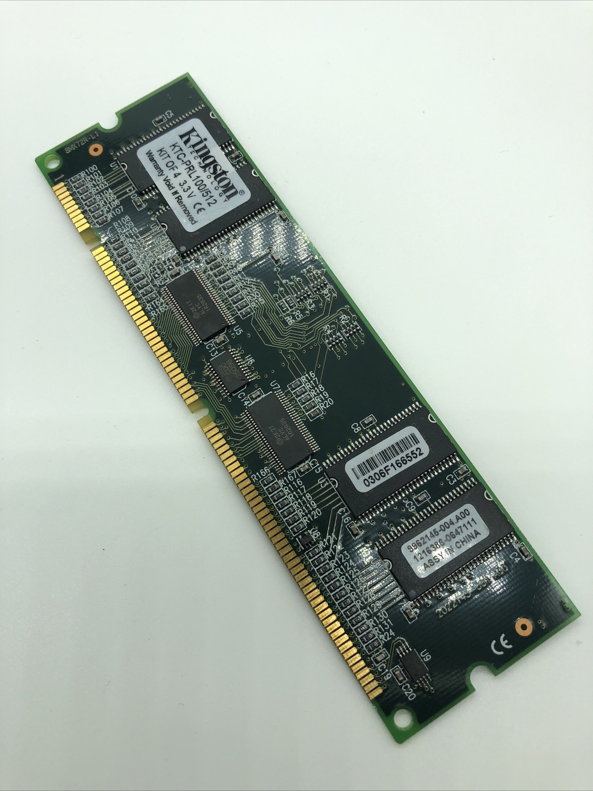 128MB PC-100 168Pin ECC DIMM Memory Module 16×72 128 MEG Kingston Micron PC100