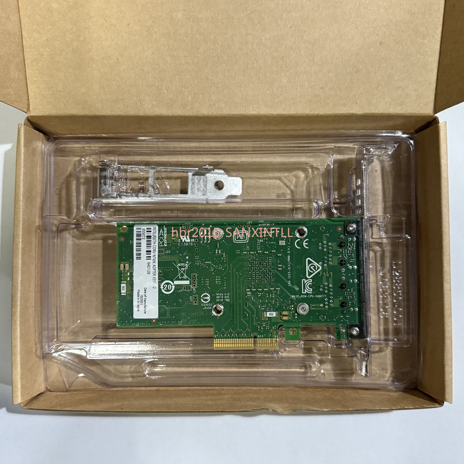 New Intel X550-T2 10G Ethernet Server Adapter Network Adapter free shipping