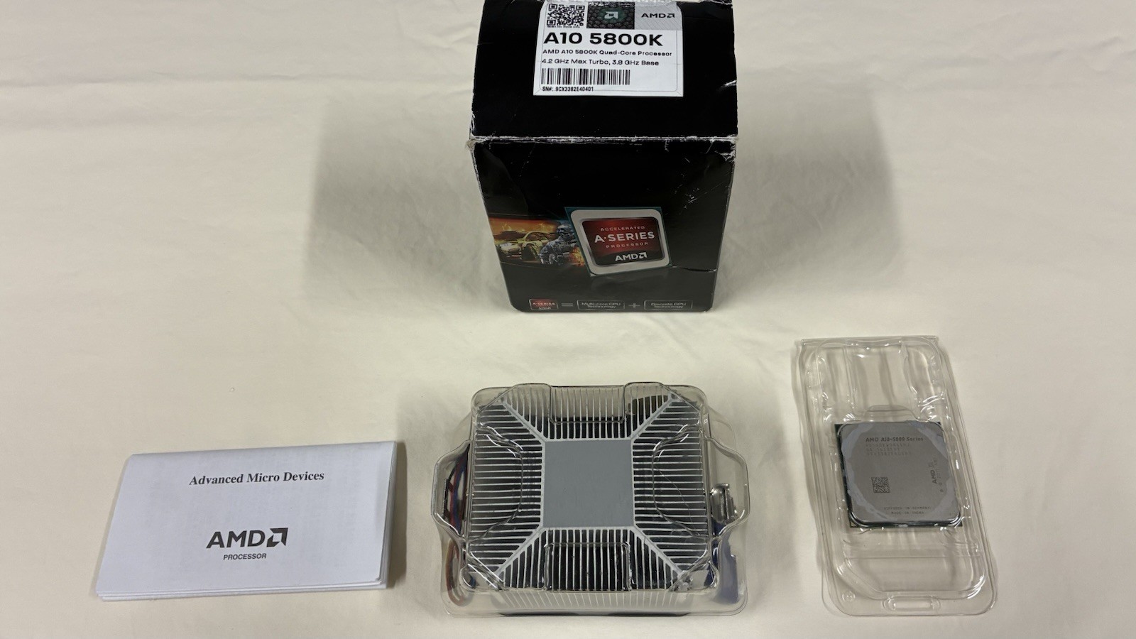 AMD A10-5800K Socket FM2 A10-Series Quad-Core 3.8GHz 4M 100W CPU Processor