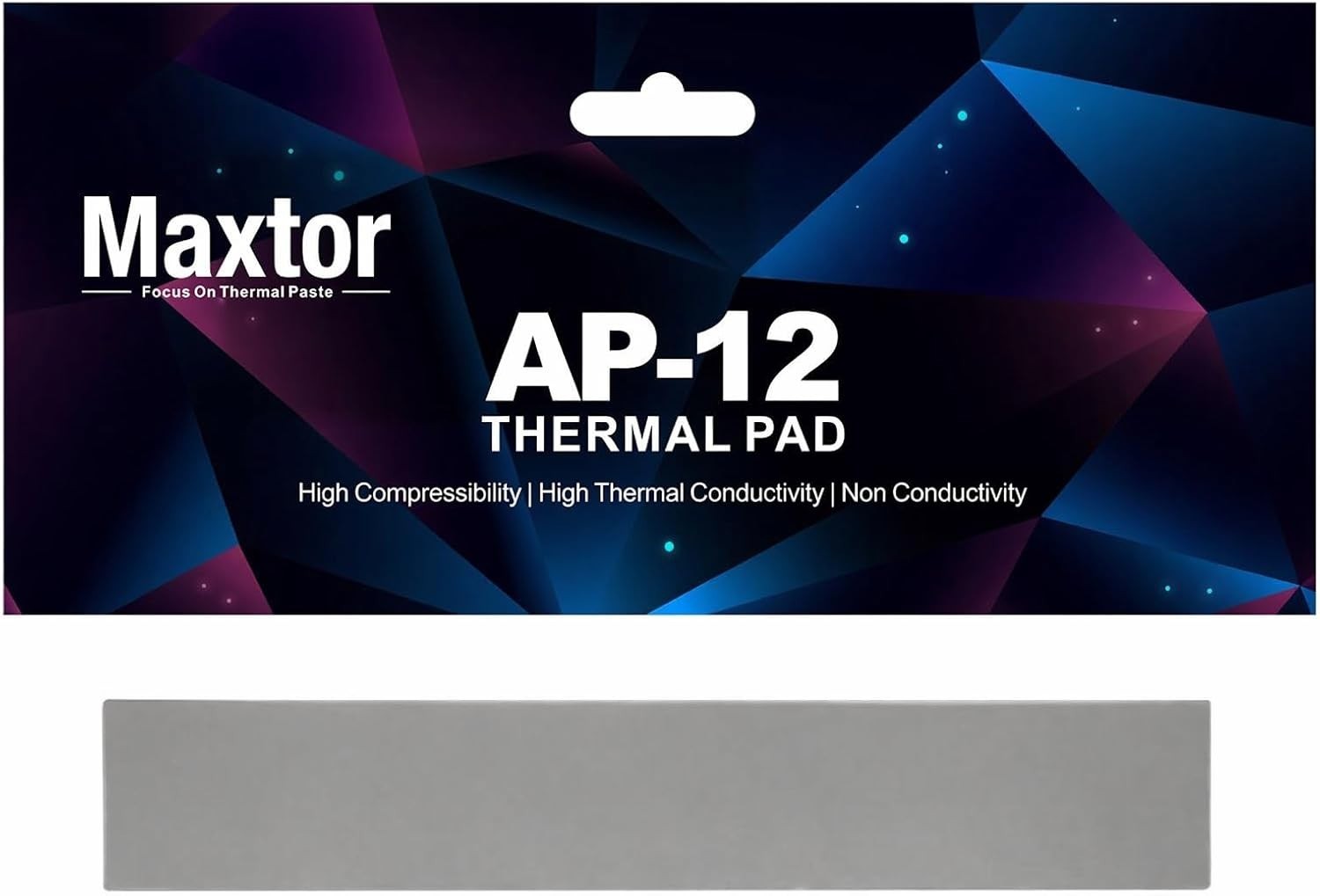 Maxtor AP12 Thermal Pad 14.8 W/mK 120x20x1.0mm Silicone Highly Efficient Heat