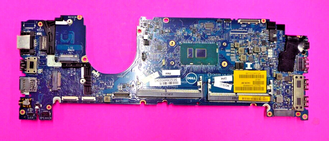 NEW Dell Latitude 7480 Motherboard i7-6600U Thunderbolt-3 HD 520 Graphics 4GTKN