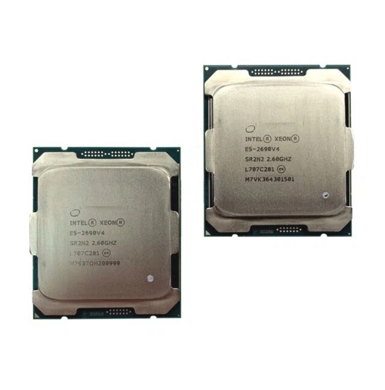 ✅ Matched Pair _ Intel Xeon E5-2690 v4 2.6GHz 14-Core 135W LGA2011-3 CPU SR2N2