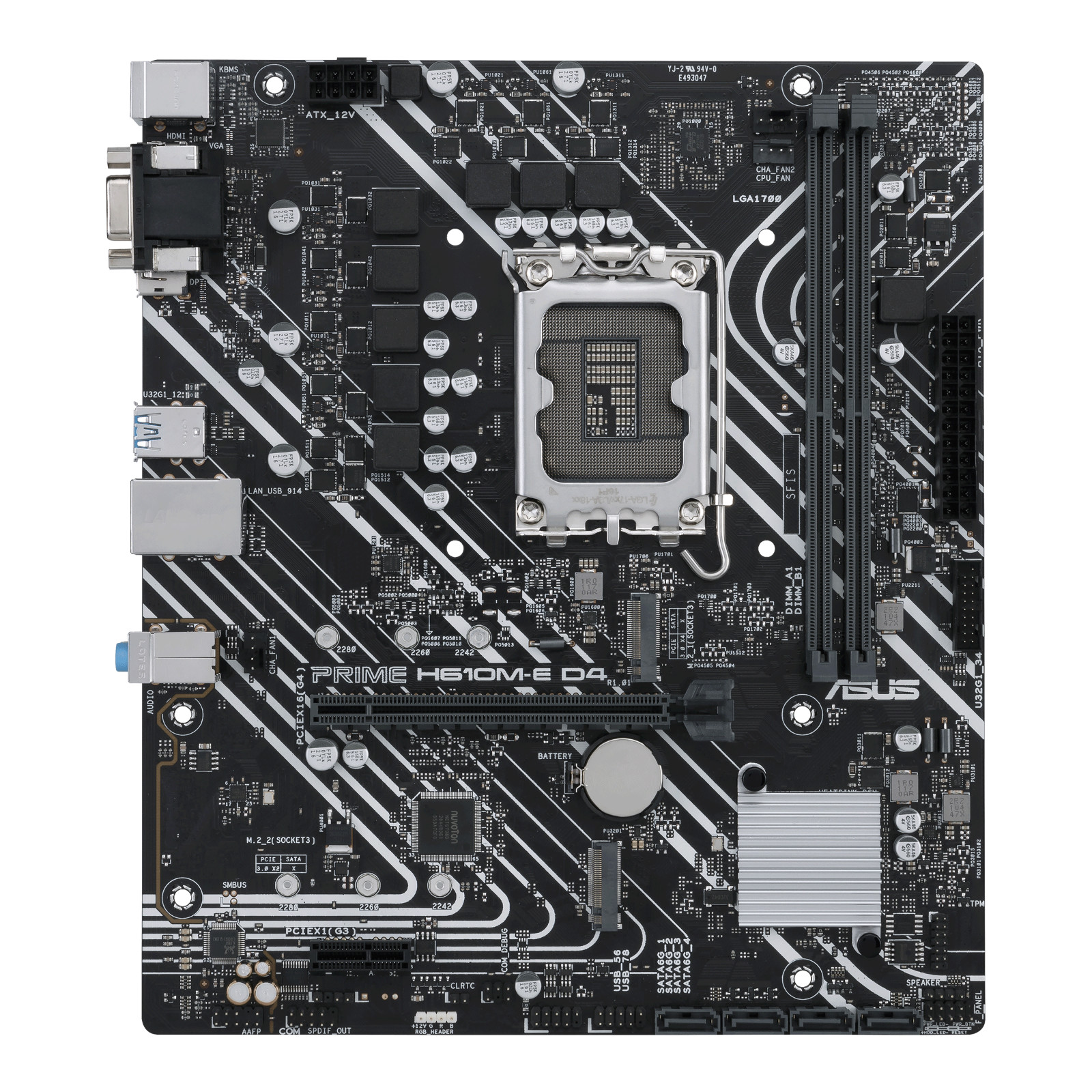 ASUS Prime H610M-E D4 LGA 1700 microATX Intel Motherboard