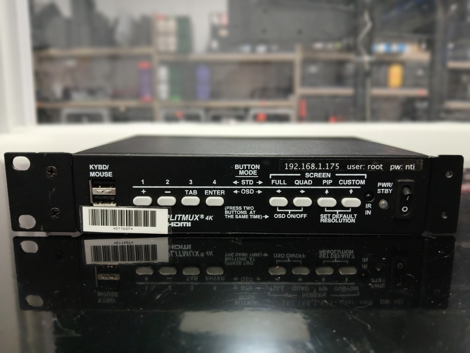 NTI Splitmux 4K-4RT-4R (4k 18GBS HDMI Quad Screen Spliter/MultiView)