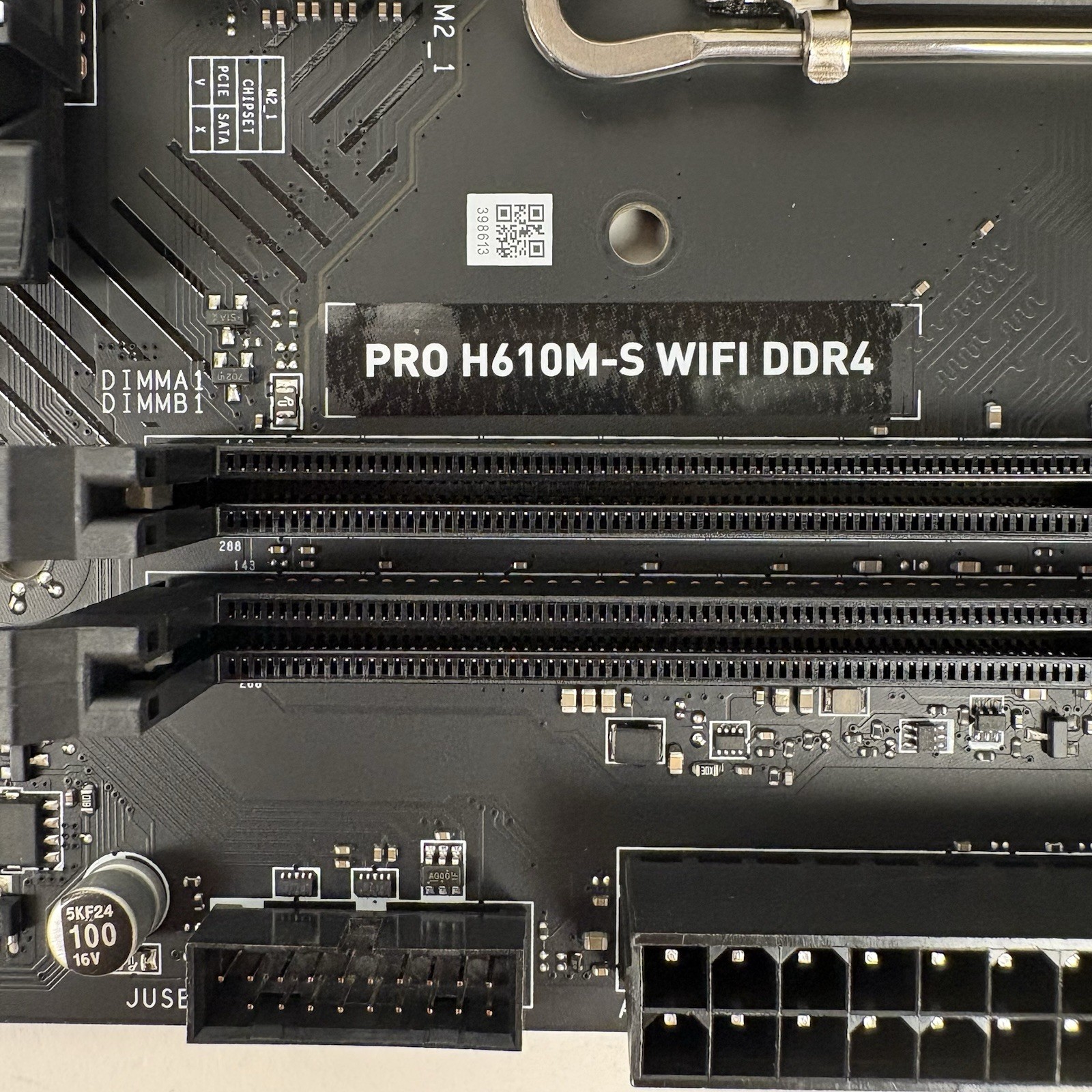 Intel MSI PRO H610M-S WIFI DDR4 LGA 1700 Gaming Motherboard